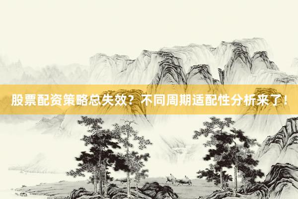 股票配资策略总失效？不同周期适配性分析来了！